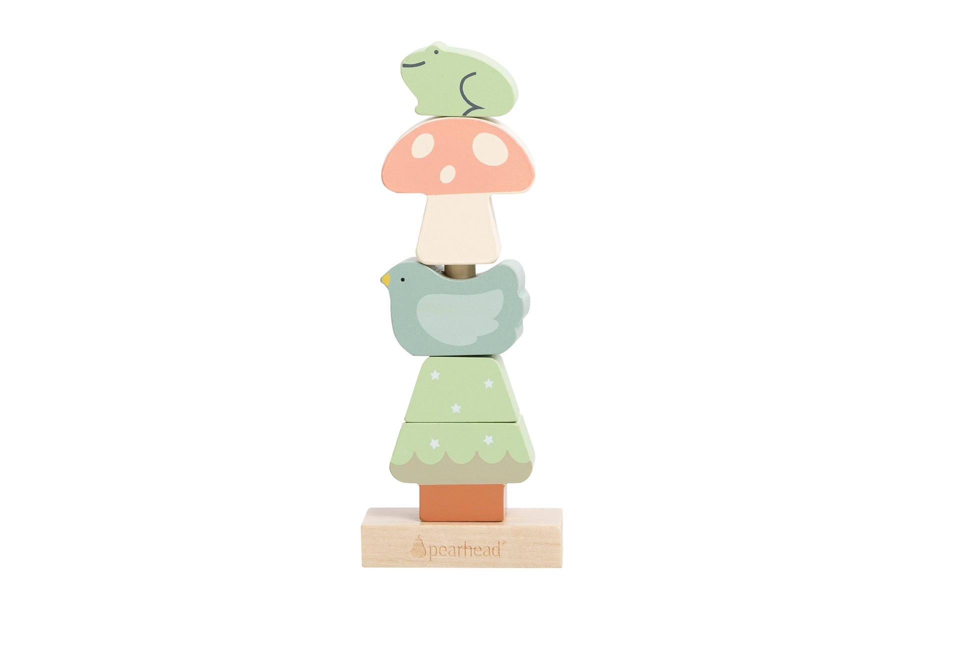 Pearhead woodland stacking toy