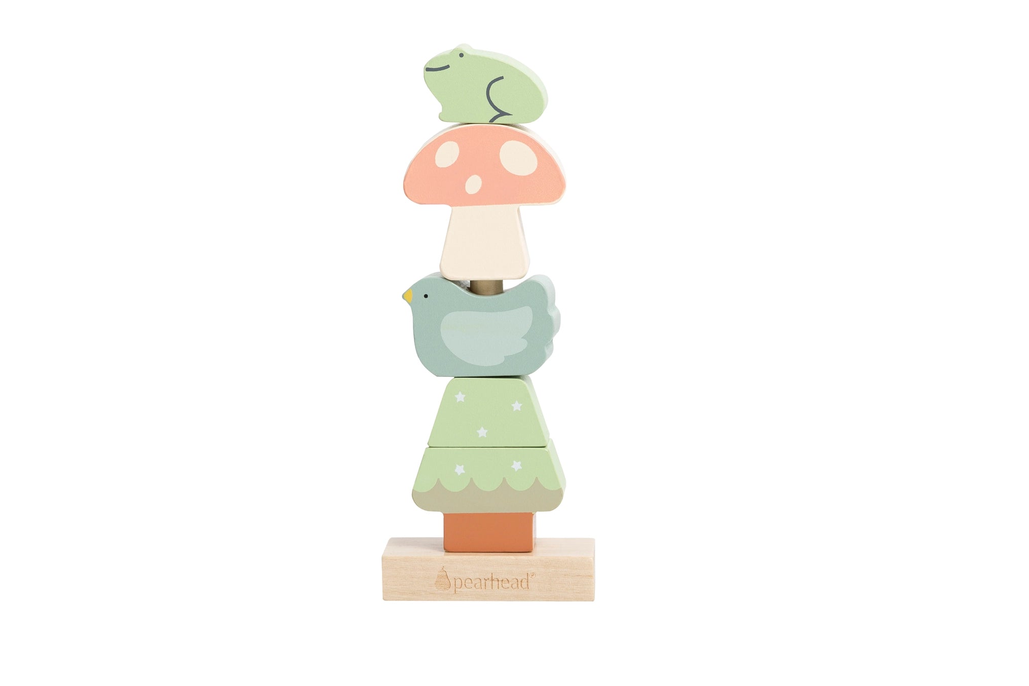 Pearhead woodland stacking toy