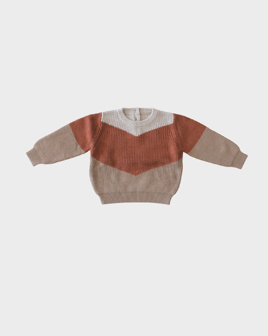 Babysprouts infant & kids tri-color knit sweater