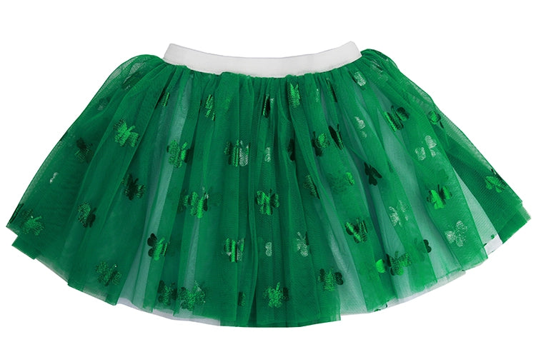 Sparkle Sisters shamrock tutu skirt