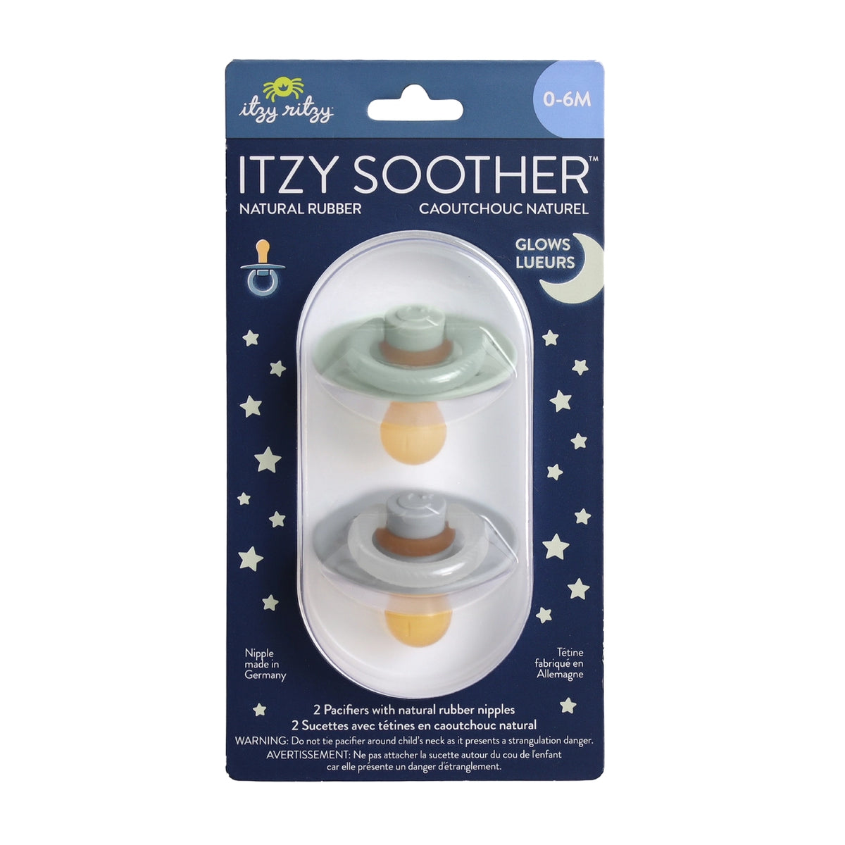 Itzy Ritzy itzy soother™ natural rubber paci set