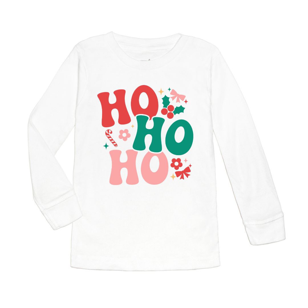 Sweet Wink infant & girls ho ho ho long sleeve shirt