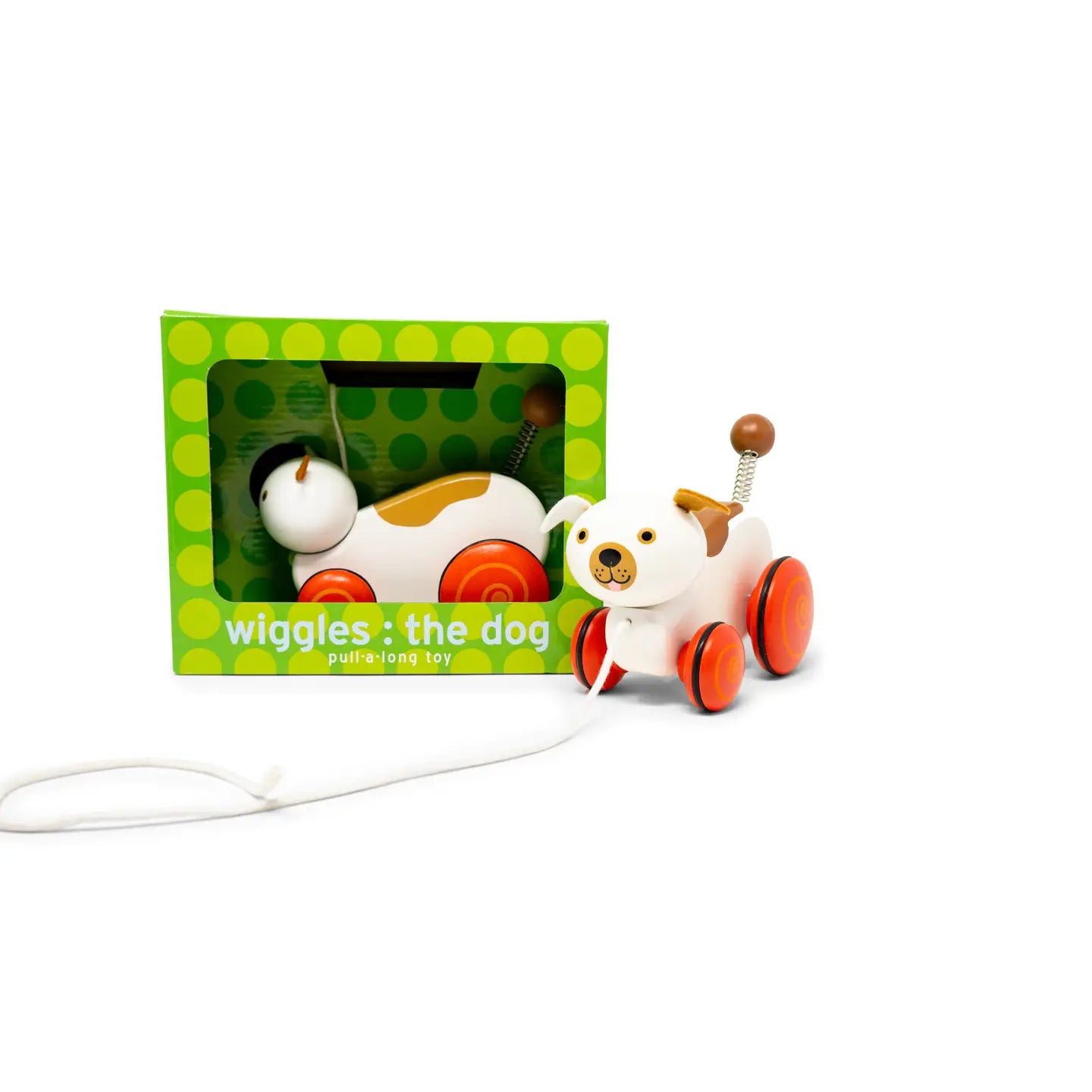 Jack Rabbit Creations wiggles the dog pull toy