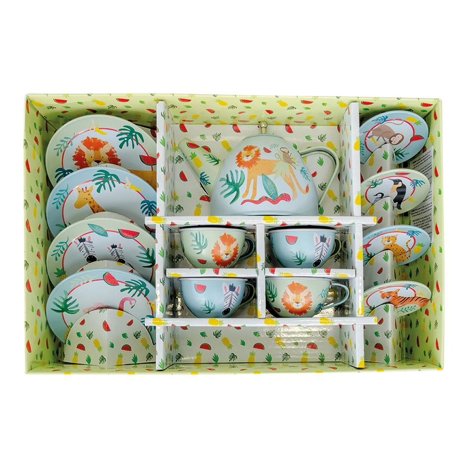Floss & Rock jungle 14-piece tea set