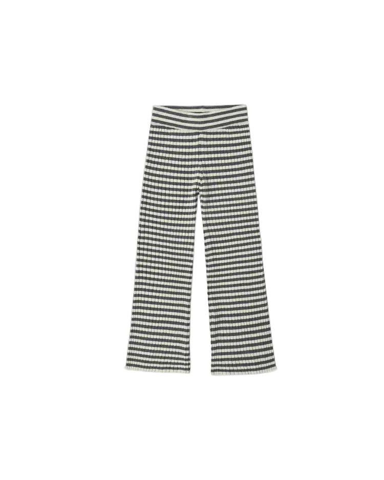 Rylee + Cru girls flare rib knit pant