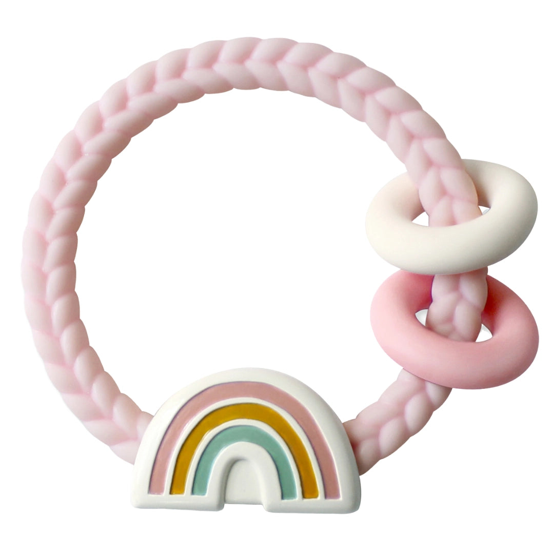 Itzy Ritzy silicone teether rattle