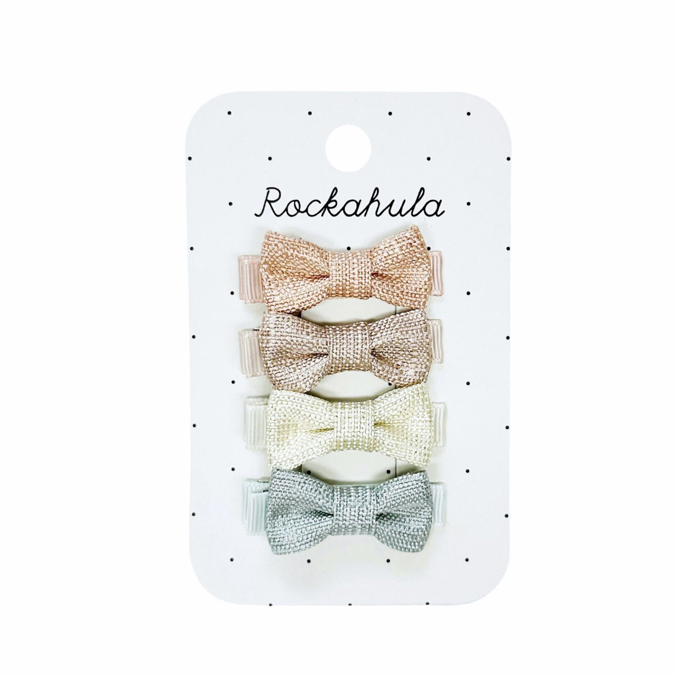 Rockahula 4-pack mini bow clips