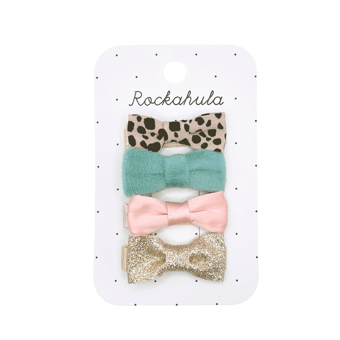 Rockahula 4-pack mini bow clips