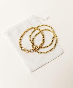 Sunflower Motherhood set of 3 bracelets