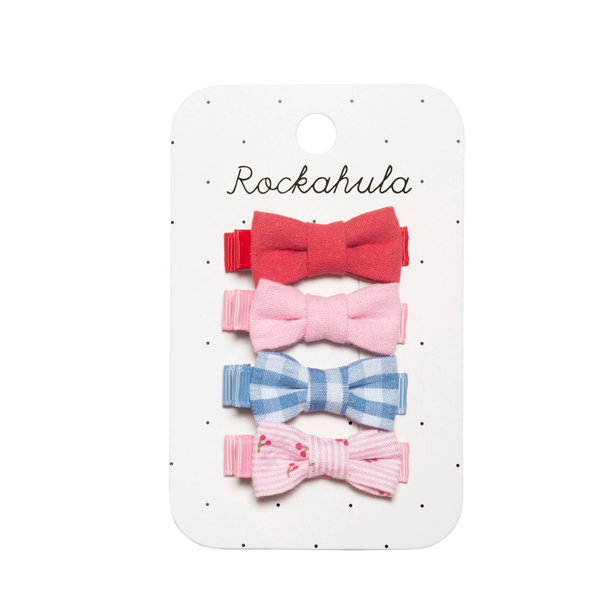 Rockahula 4-pack mini bow clips
