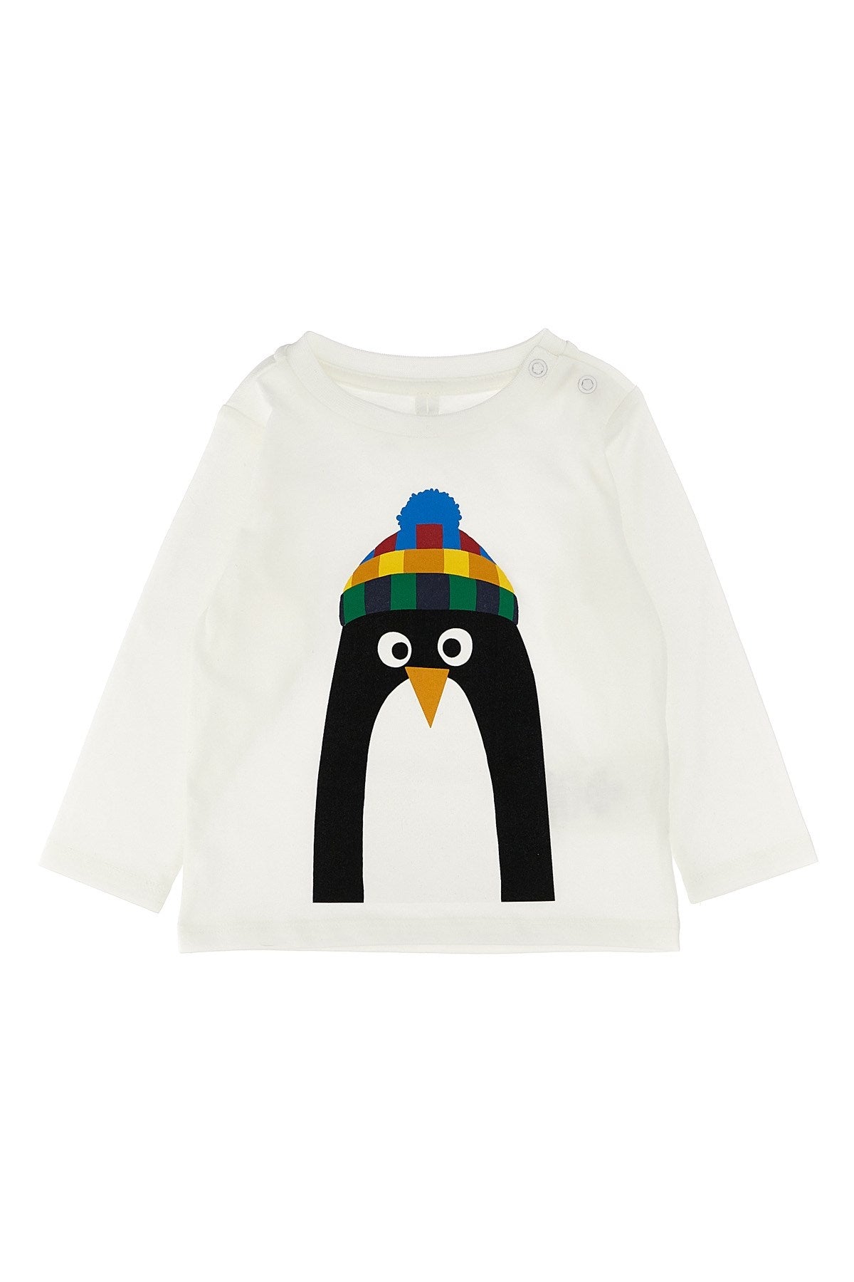 Stella McCartney infant penguin with hat long sleeve tee