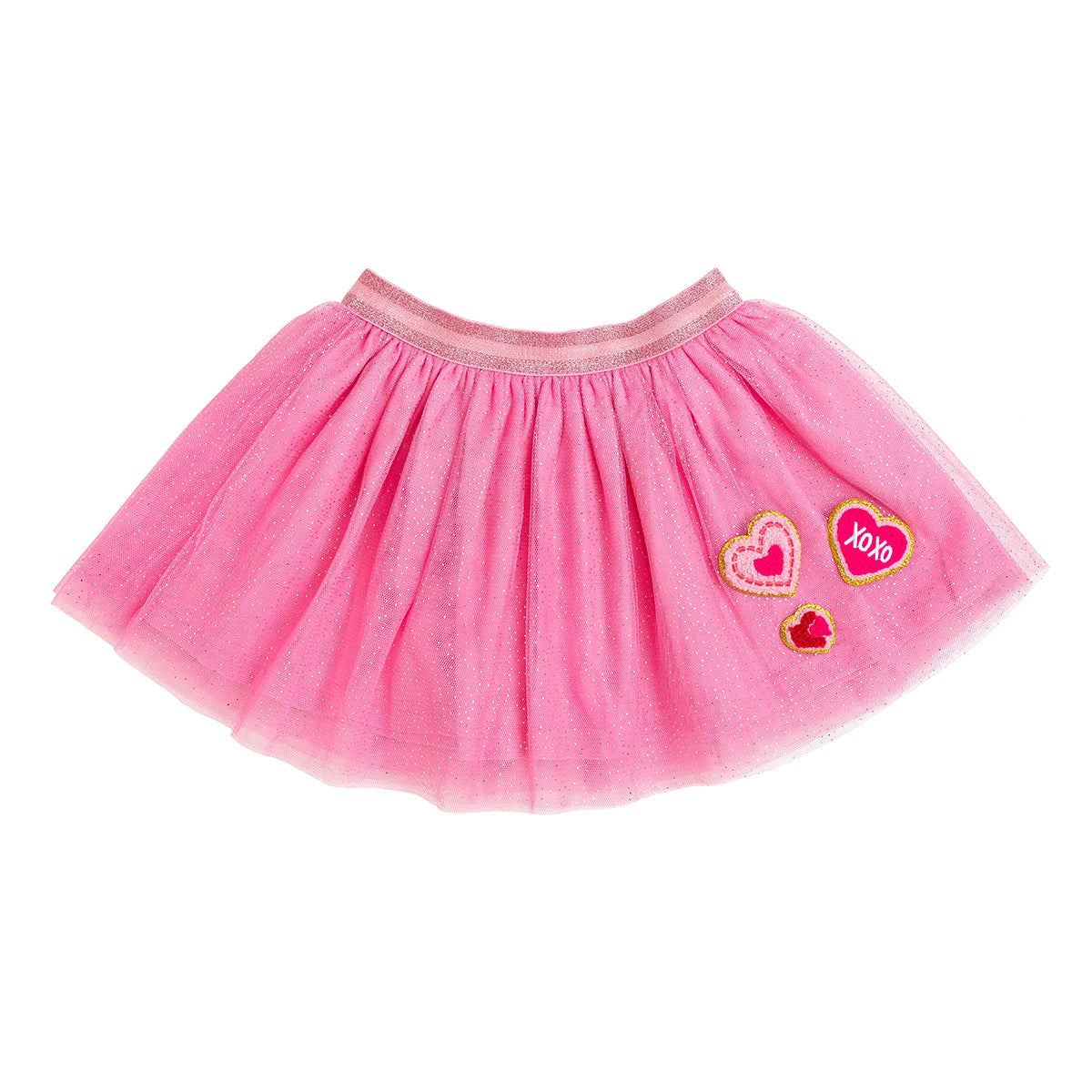 Sweet Wink girls heart patch tutu skirt