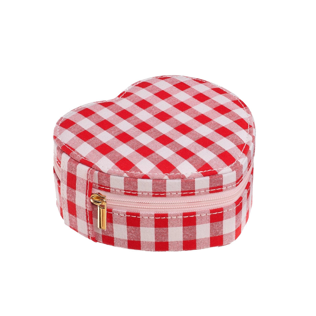 Rockahula gingham love heart jewelry box