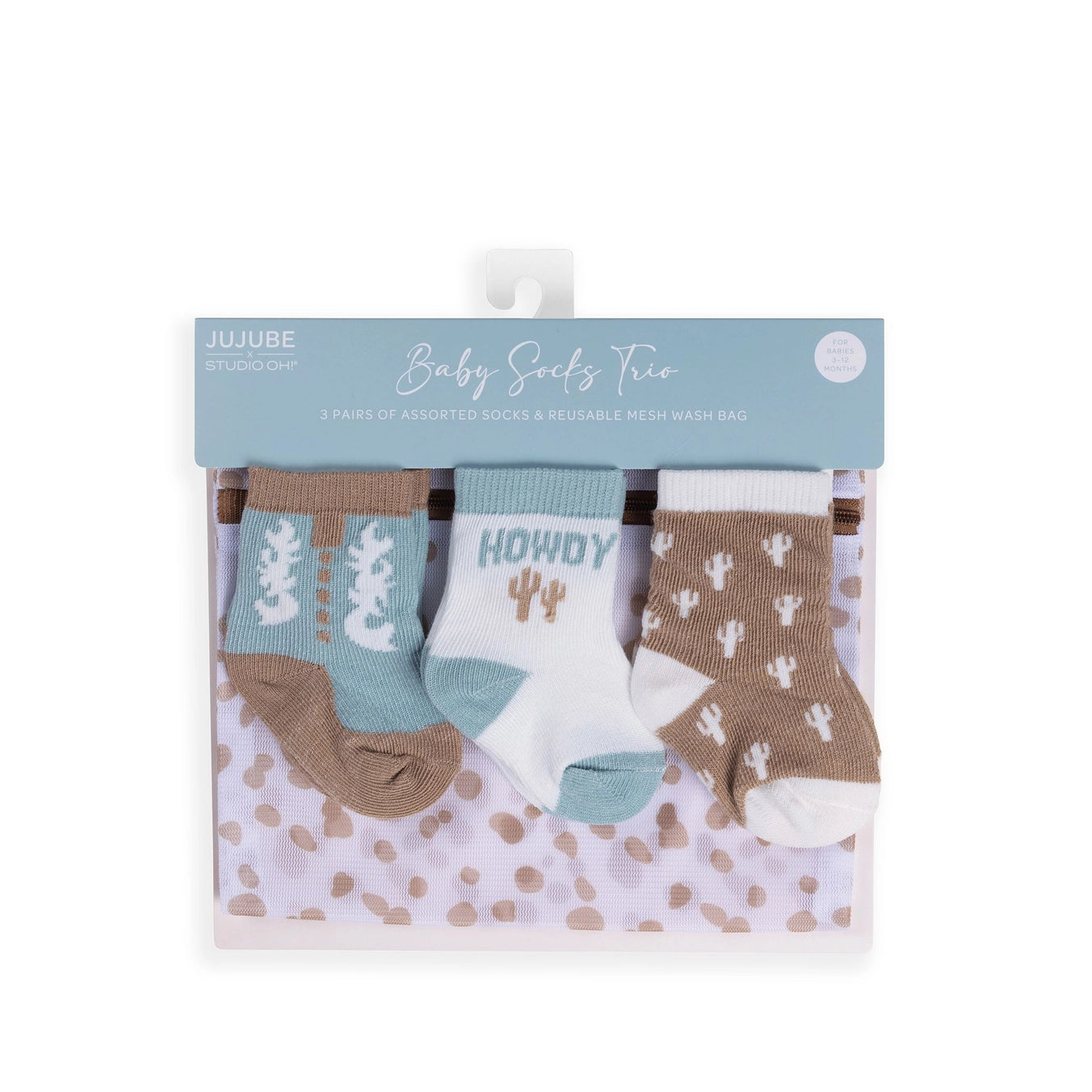 JuJuBe infant socks trio set