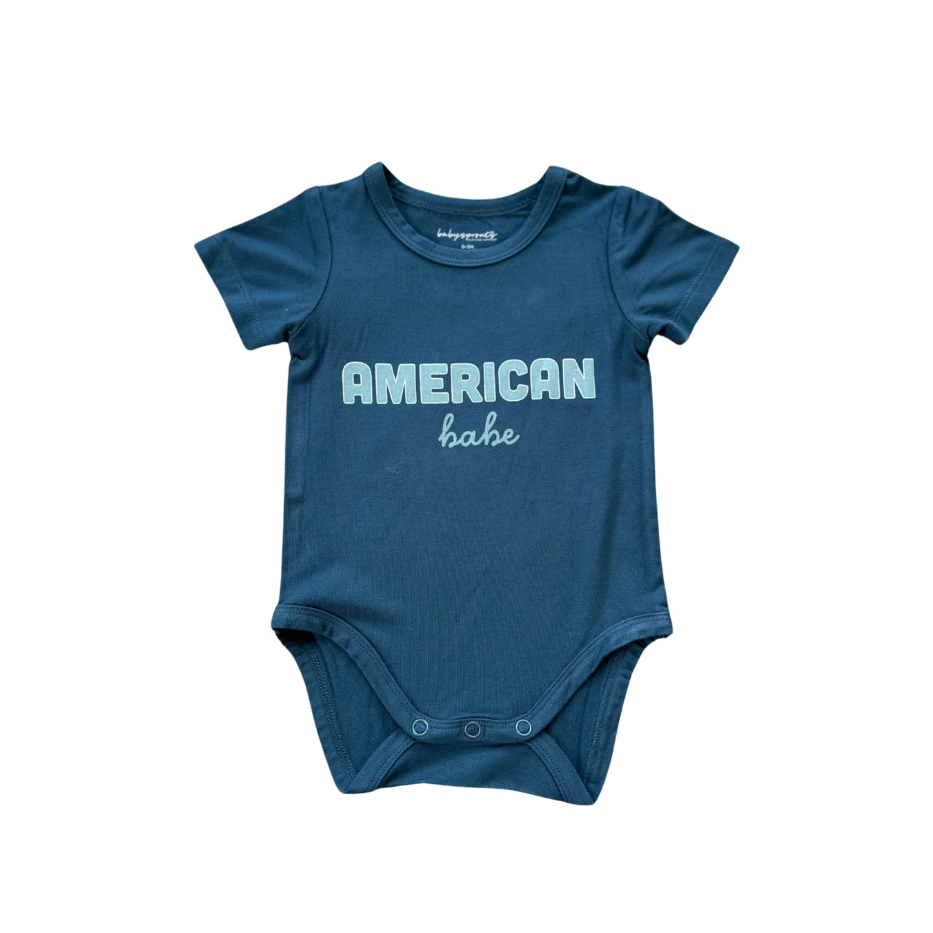 Babysprouts infant "American baby" onesie