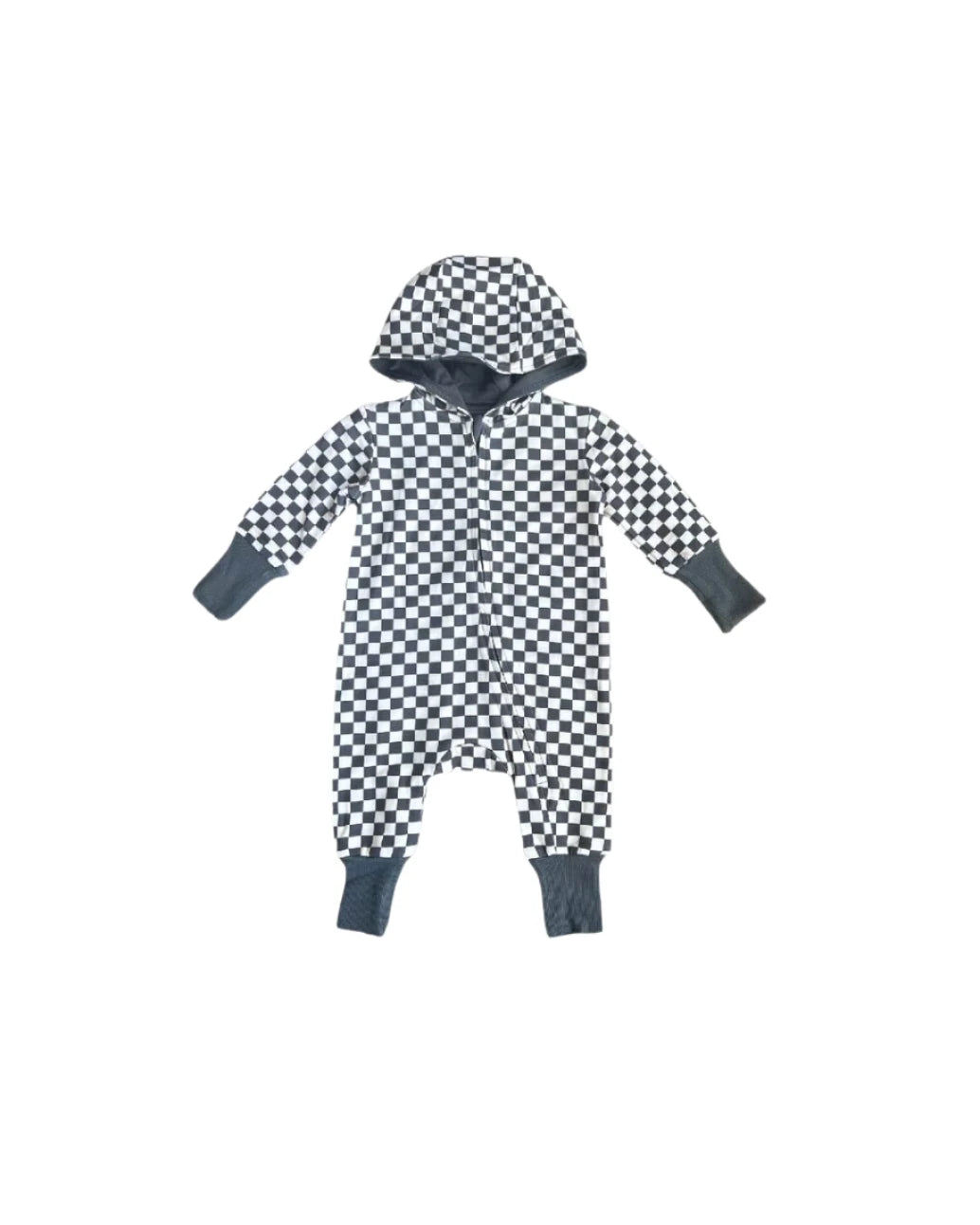 Babysprouts infant hooded zip romper