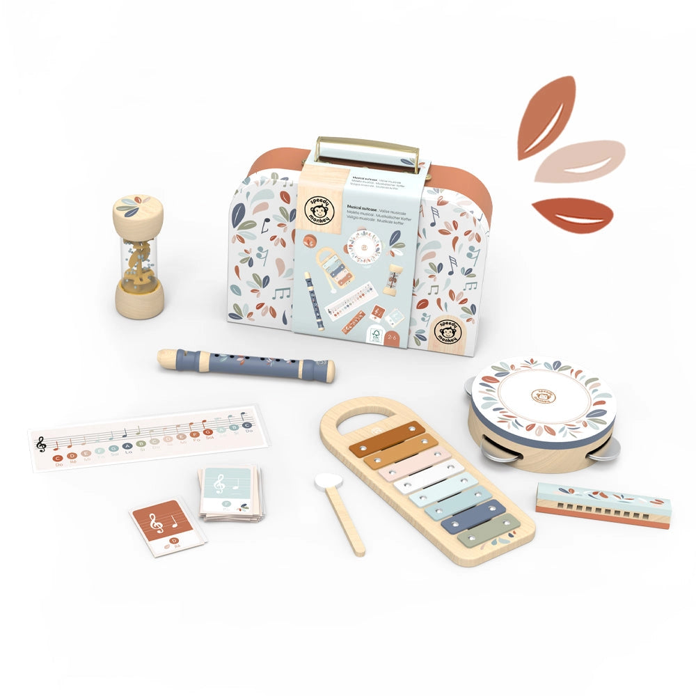 Speedy Monkey musical set suitcase