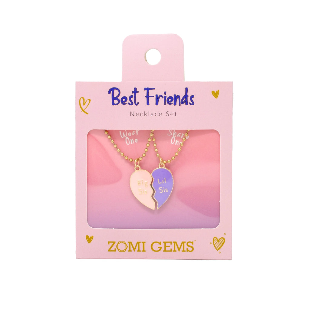 Tiny Treats big sis, lil sis magnetic necklace set