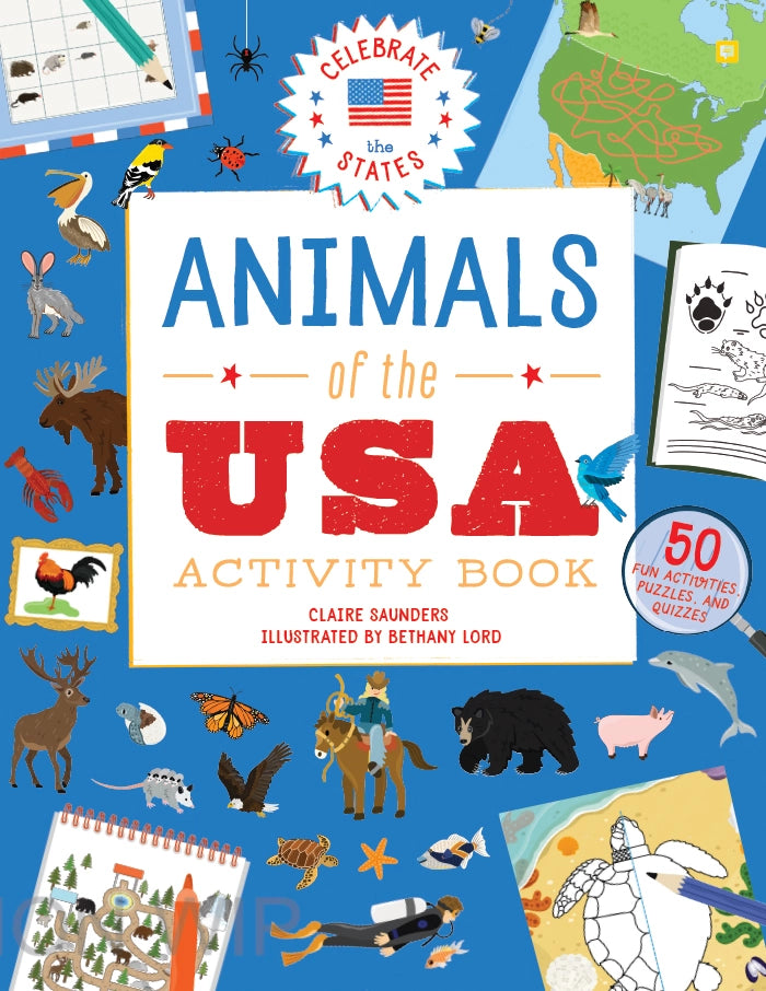 Animals of the USA activity book