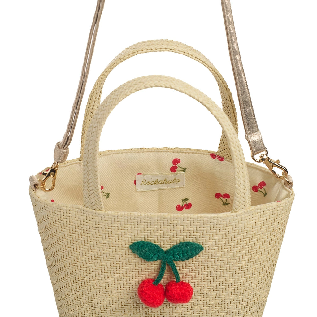 Rockahula crochet cherry basket bag