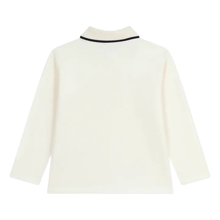 Petit Bateau boys long sleeve polo shirt