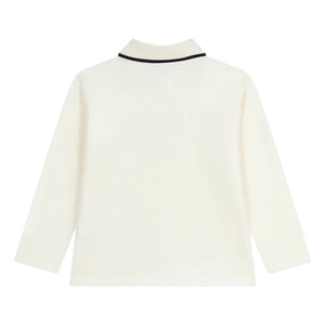 Petit Bateau boys long sleeve polo shirt