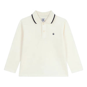 Petit Bateau boys long sleeve polo shirt