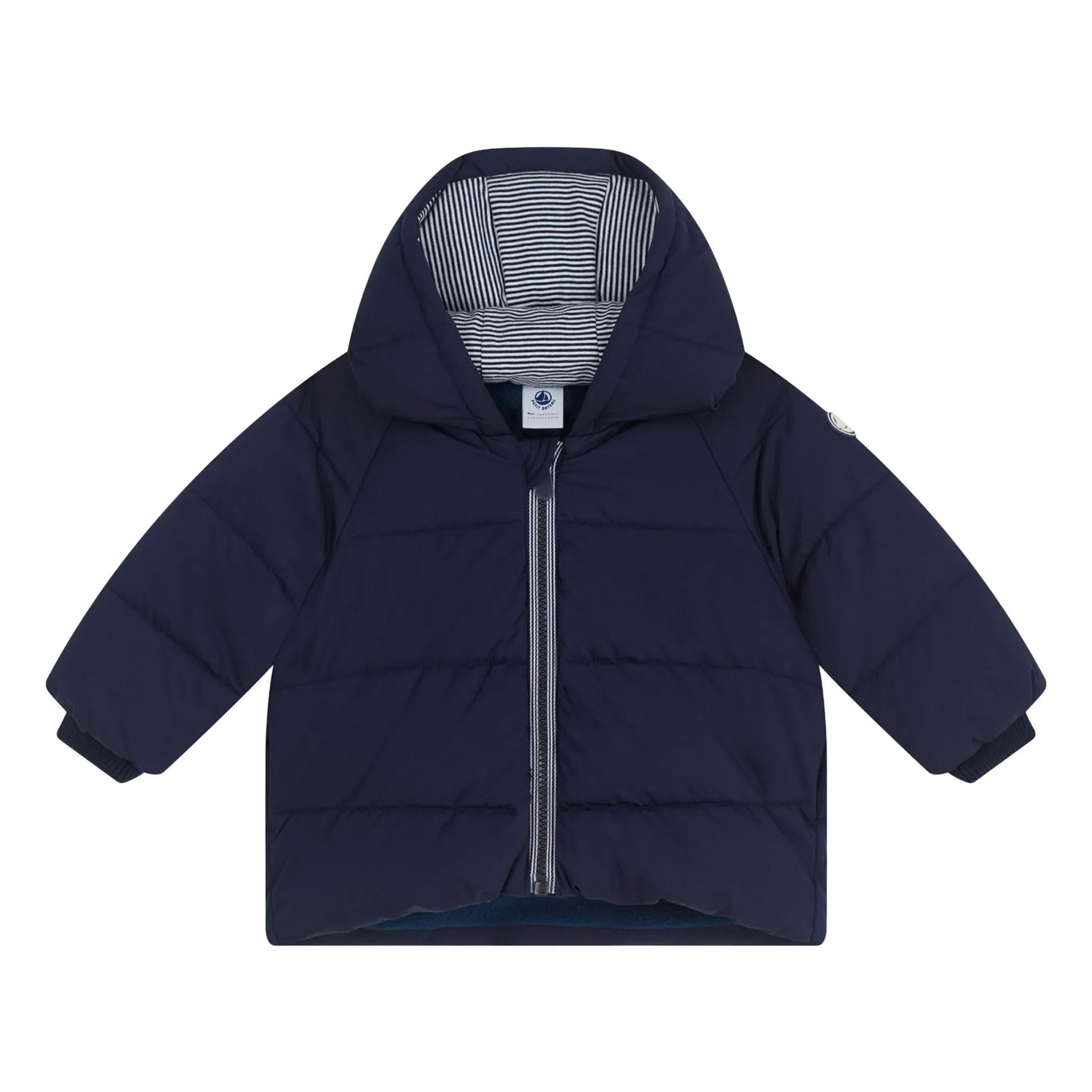 Petit Bateau infant hooded puffer coat