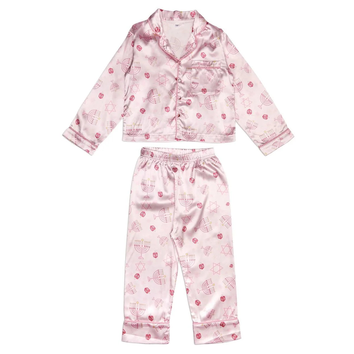 Mini Dreamers girls hanukkah silky set