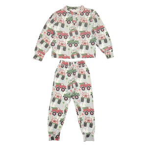 Mini Dreamers holiday monster trucks set