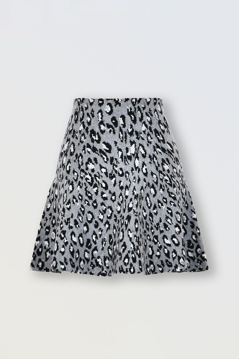 Molly Bracken girls leopard print skater skirt