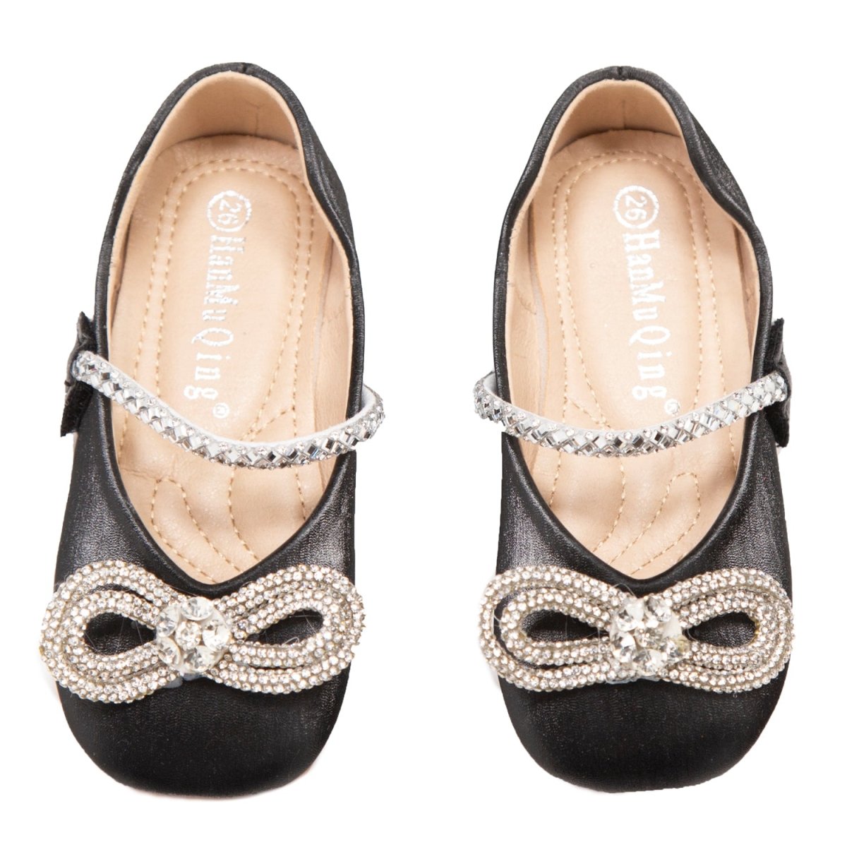 Mini Dreamers girls chloe mach crystal bow shoes