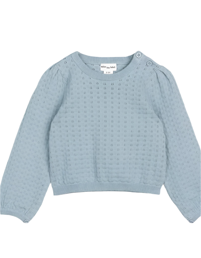 Miles the Label girls pullover sweater