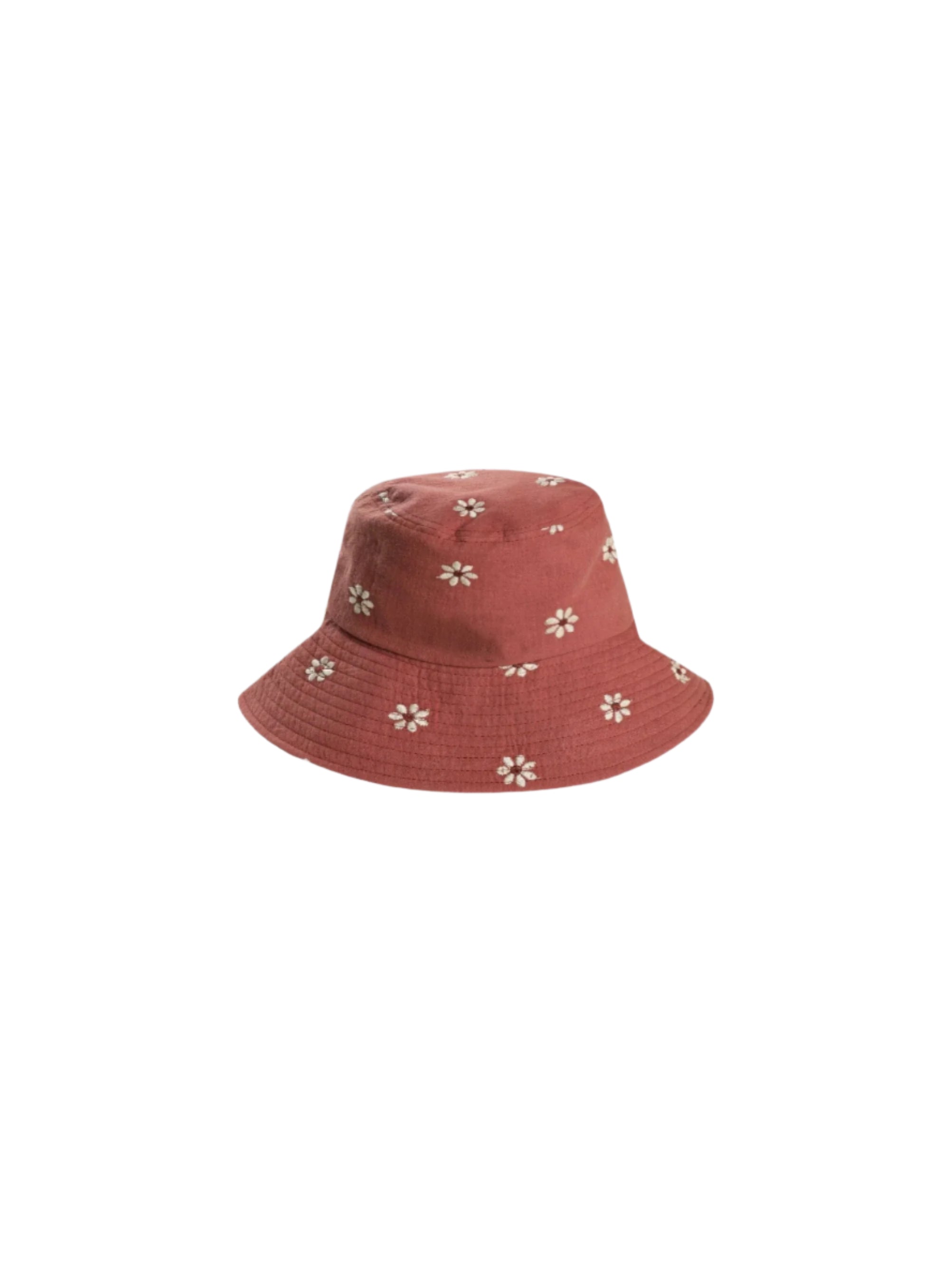 Rylee + Cru embroidered daisy bucket hat