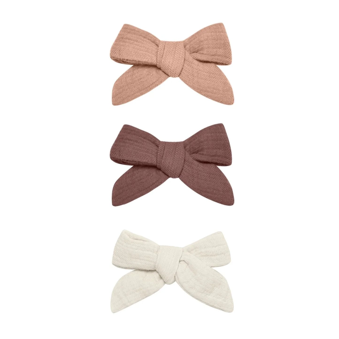 Quincy Mae bow clip set of 3