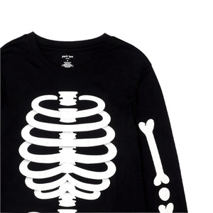 Petit Lem adult glow in the dark skeleton pajamas