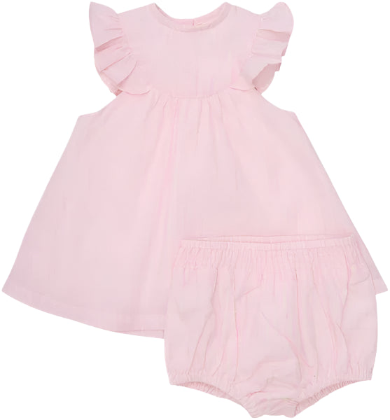 Minymo infant girl check dress