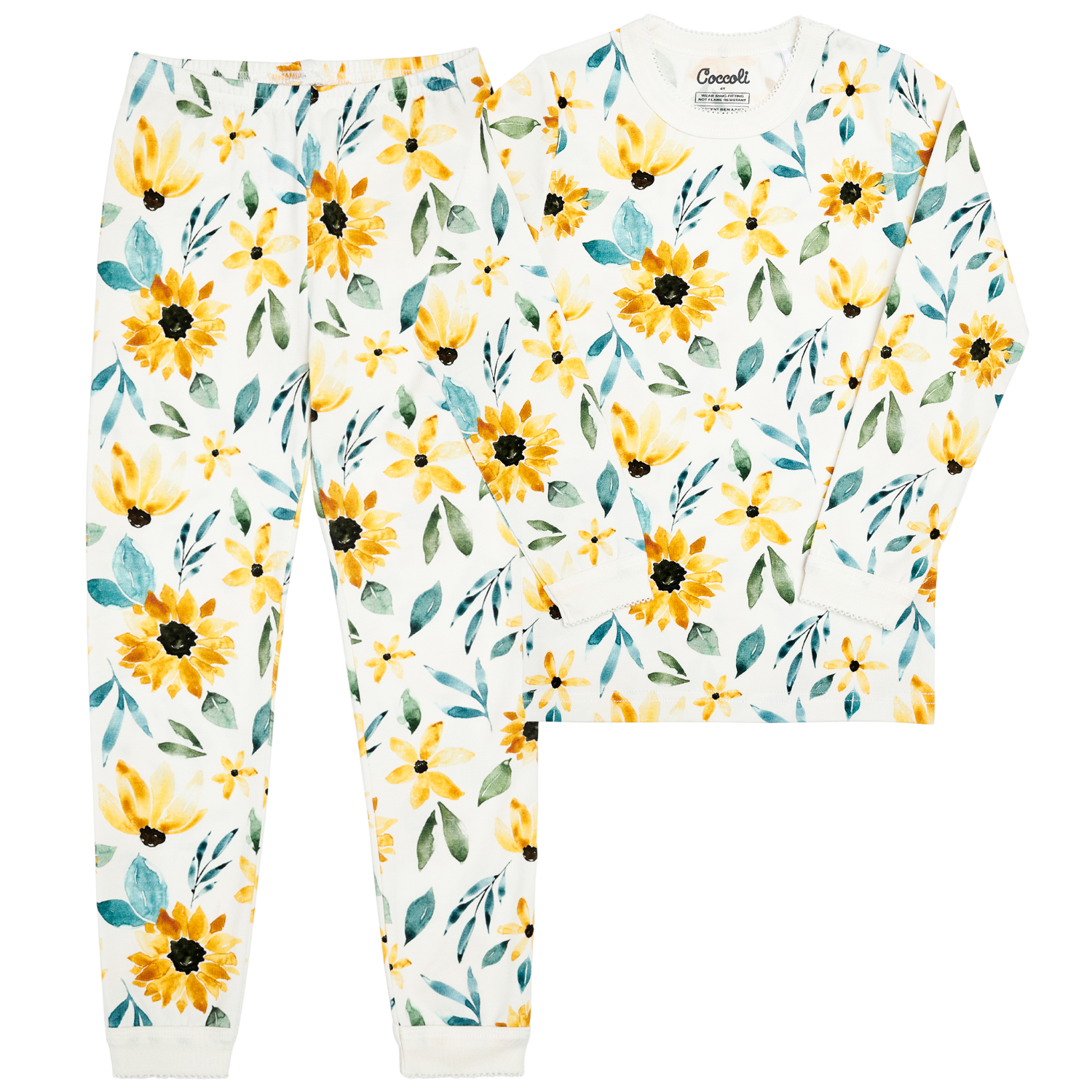 Coccoli girls print pajamas