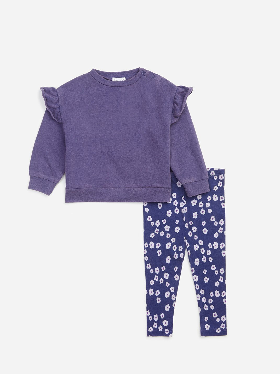 Splendid infant & girls midnight floral sweatshirt set