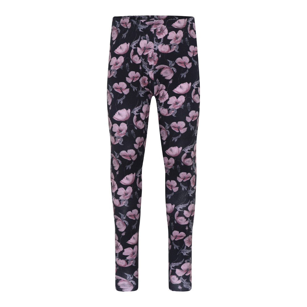 Minymo girls floral leggings