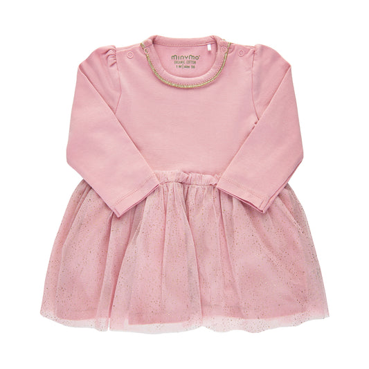 Minymo infant girl tulle skirt dress