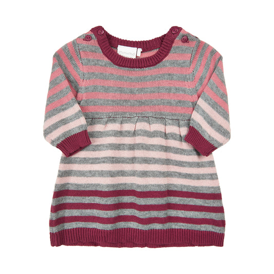 Minymo infant girl stripe sweater dress