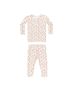 Quincy Mae infant & kids bamboo pajama set valentines