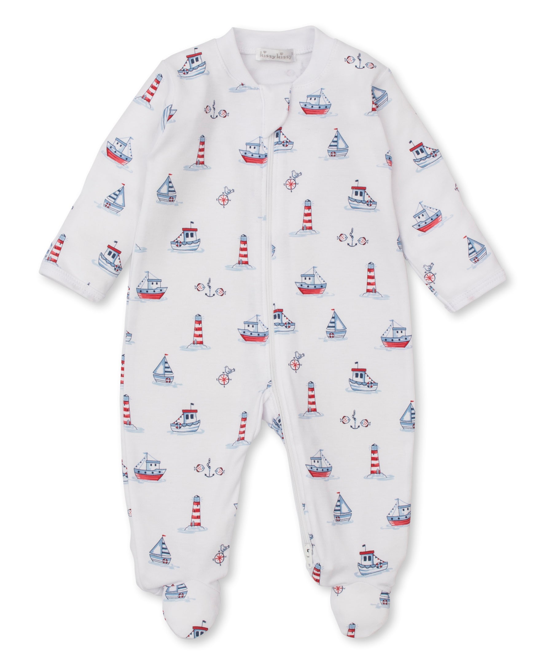 Kissy Kissy infant seas the day footie