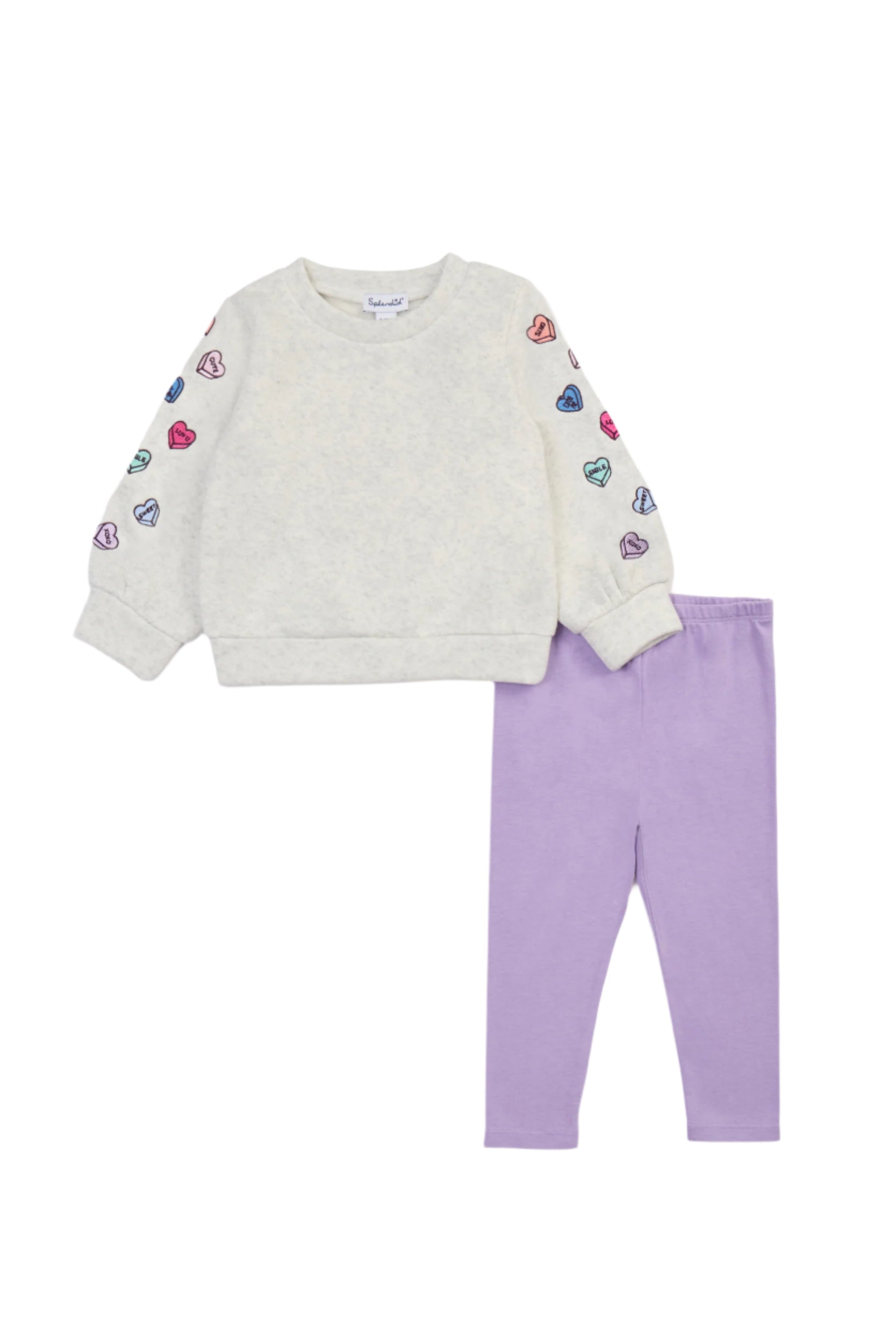 Splendid infant & girls dancing hearts set