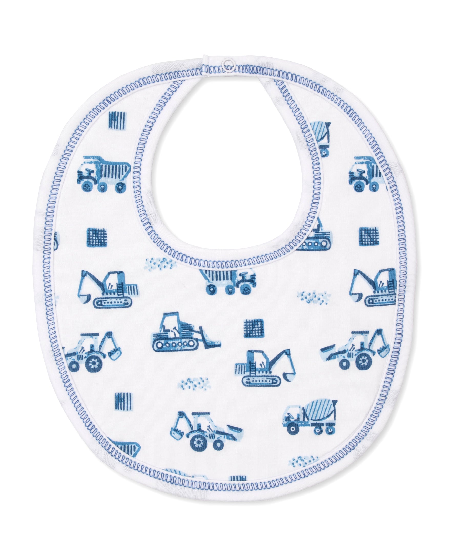 Kissy Kissy construction trucks bib