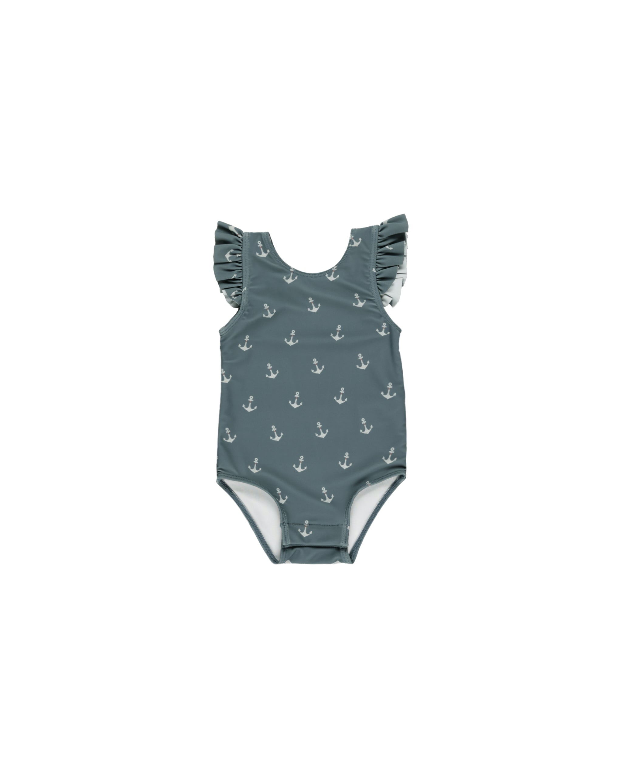 Rylee + Cru infant & girls anchors scoop back swimsuit