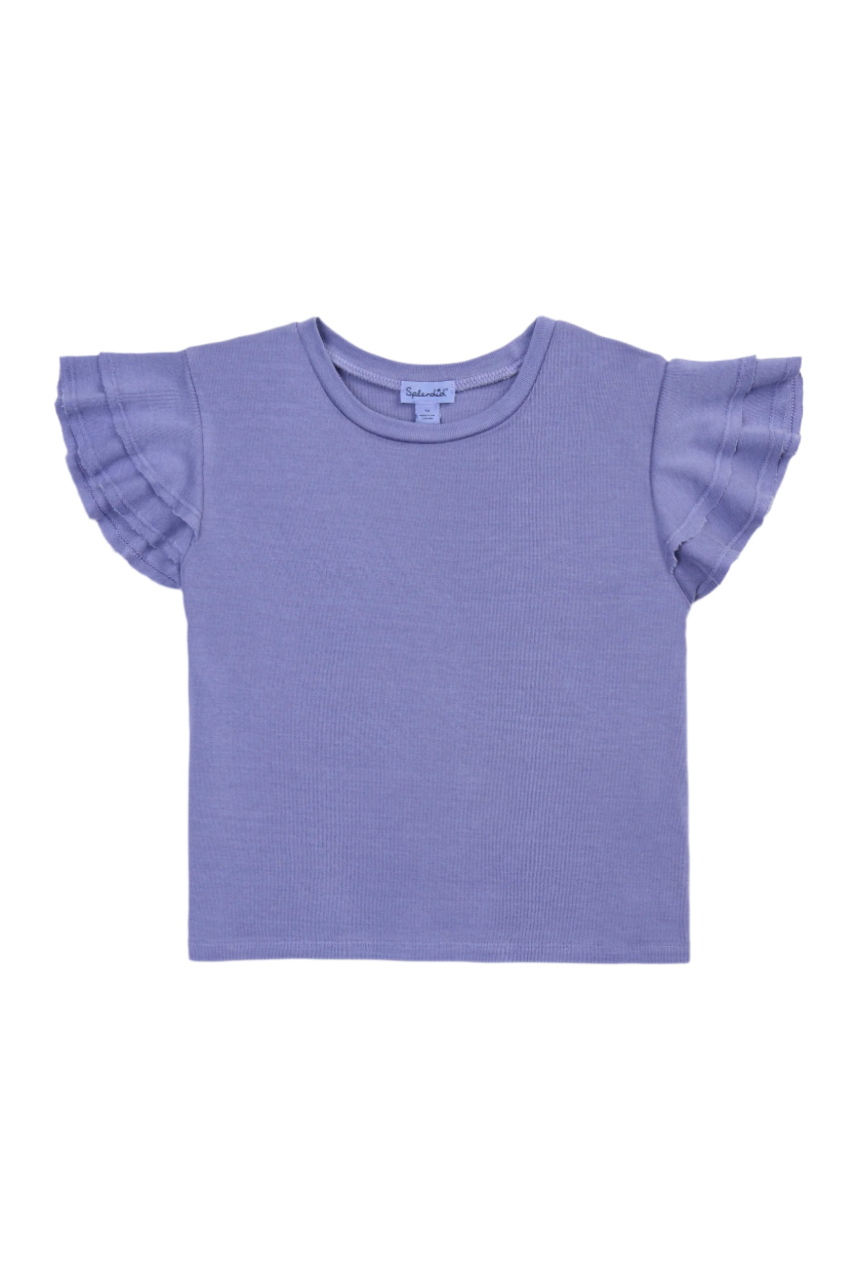 Splendid girls faye rib shirt