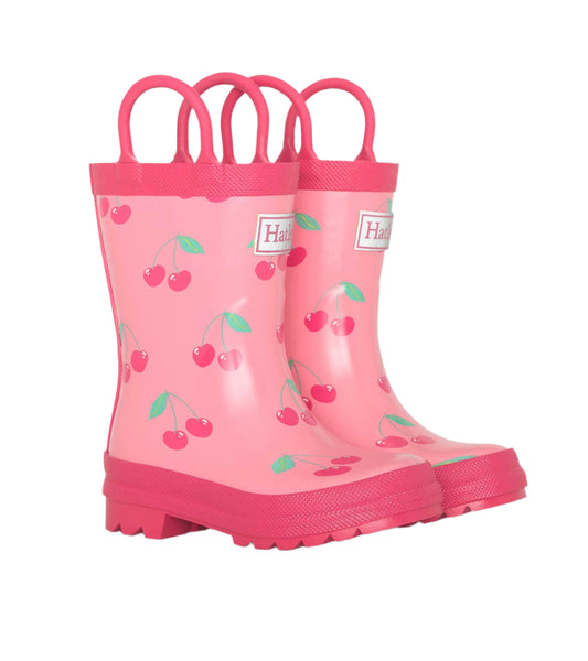 Hatley Girls' Printed Rain Boots & Raincoat Set – Waterproof, Non-Slip, PVC-Free