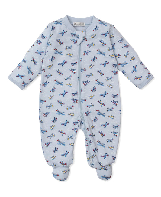Kissy Kissy infant boy air adventures print footie
